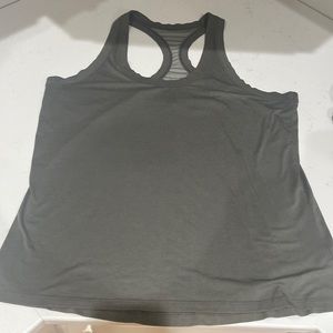 Athleta XLT gray racer bank tank top 💕 EUC 💕